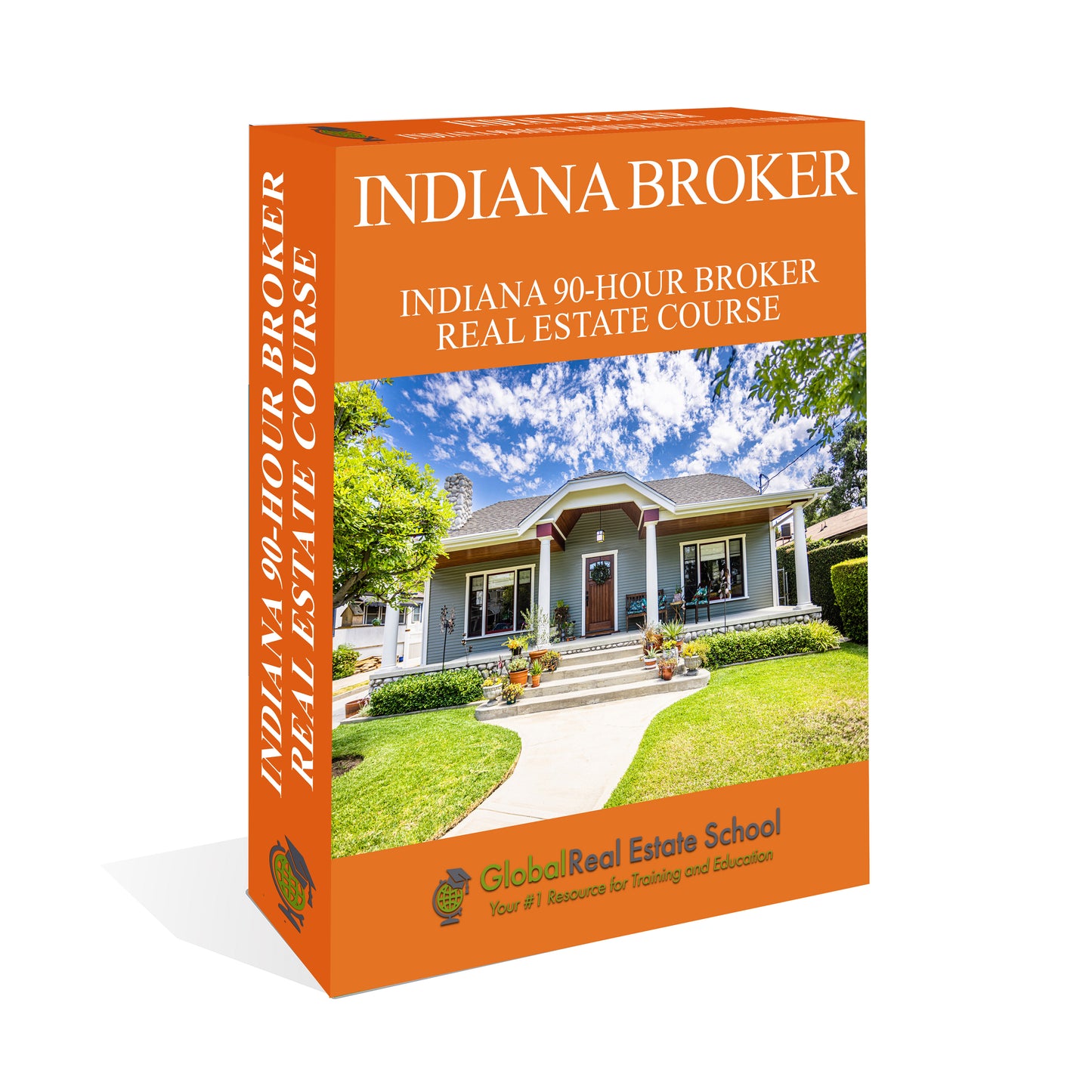 Indian 90-Hour Real Estate Salesperson Course box cover from Global Real Estate School