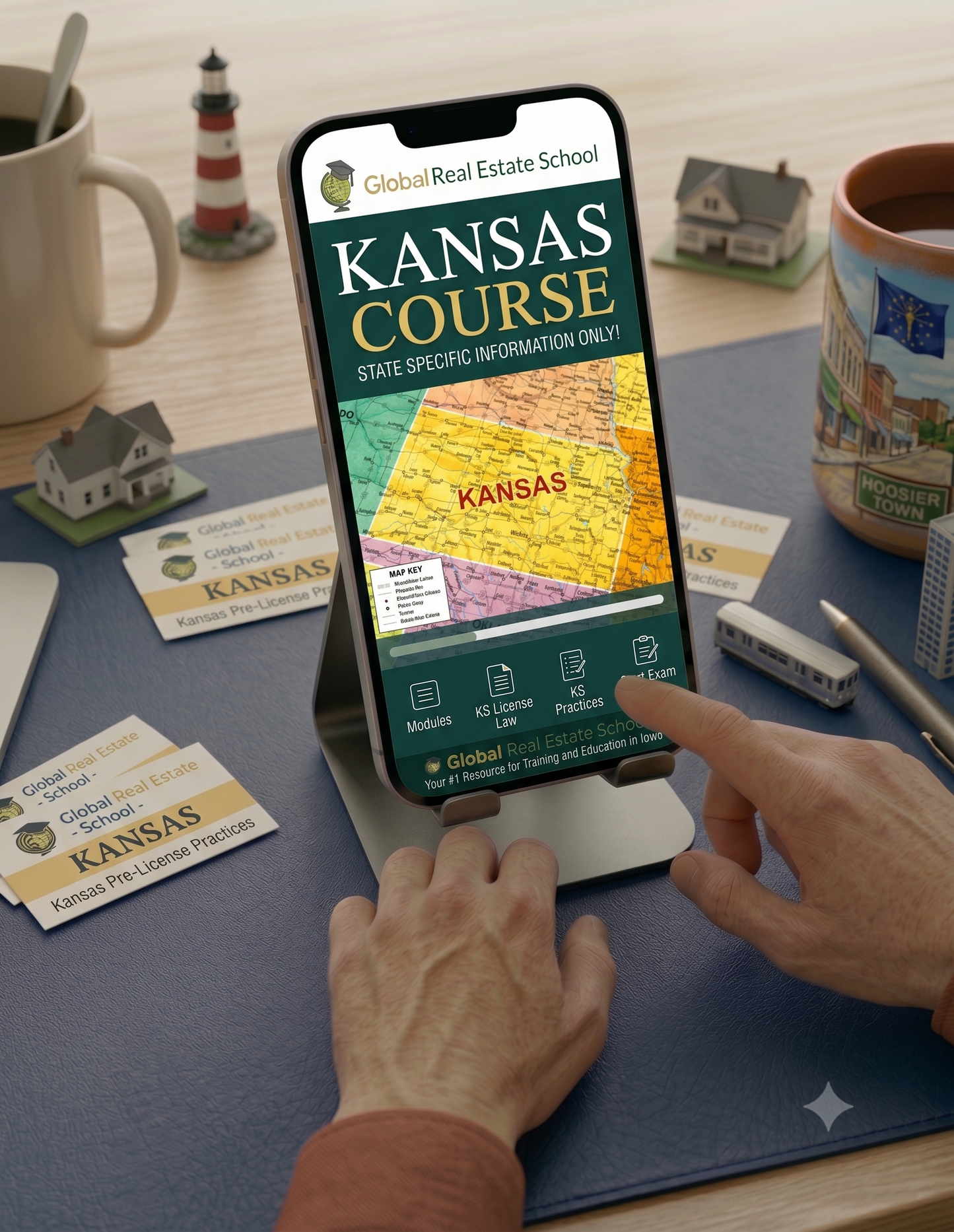 Pass the Kansas Real Estate State Exam | 2026 Study Kit & Podcast