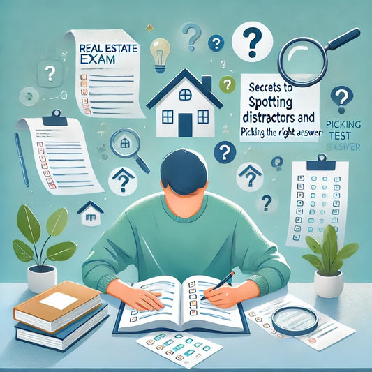 "Decoding the Real Estate Exam: Secrets to Spotting Distractors and Picking the Right Answer"
