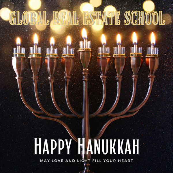Happy Hanukkah from Global Real Estate School!