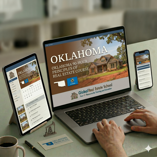 Oklahoma Premium 90-Hour Online Broker Licensing Course