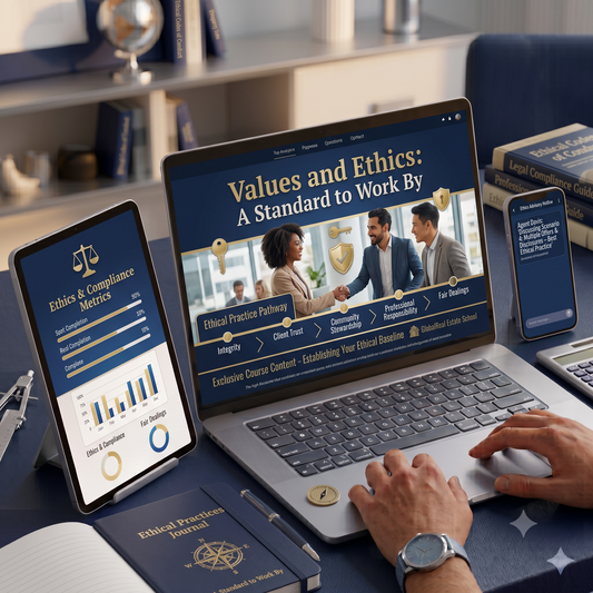 Values and Ethics - A Standard to Work By as an Agent - Required Credit - OnlineC.E. Missouri01
