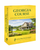 Yellow book titled 'Georgia Course' for state real estate exam, featuring a house and landscape on the cover.